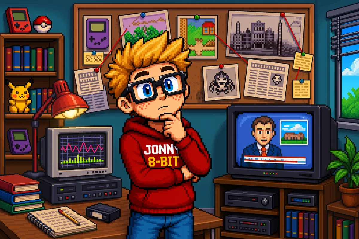 Pixel-art illustration for Lavender Town Syndrome: The Truth Behind the Music Legend