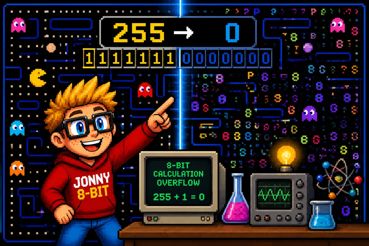 Pixel-art illustration for The Pac-Man Level 256 Kill Screen Explained
